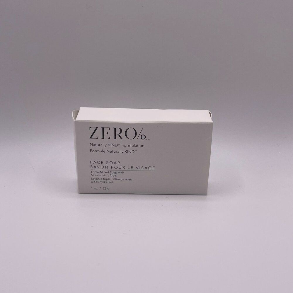 Zero Triple Milled Moisturizing Aloe Face Soap Bar